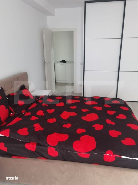 Apartament cu doua camere de inchiriat, 51 mp, in bloc nou