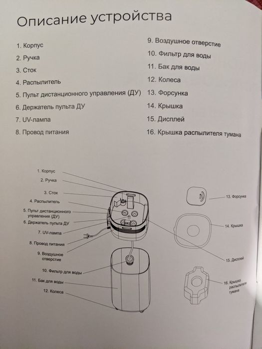 Увлажнитель воздуха GENAU