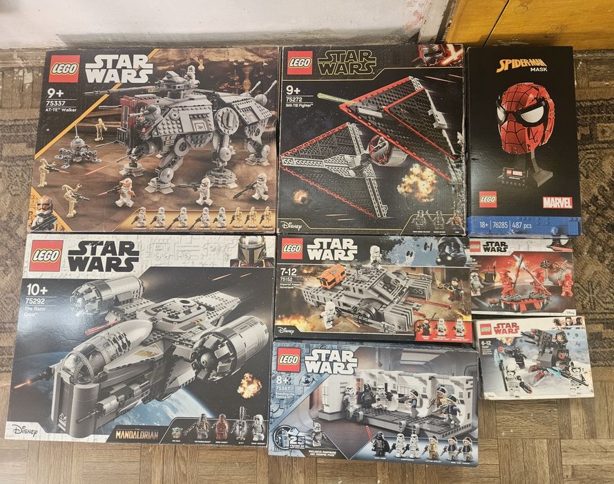 Seturi lego star wars