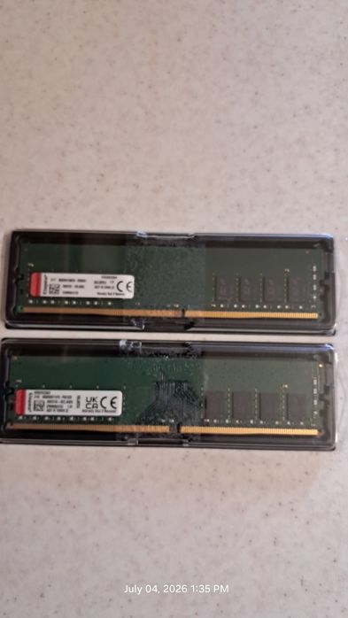 RAM  Kingston ValueRAM 8GB DDR4 3200MHz KVR32N22S8/8”