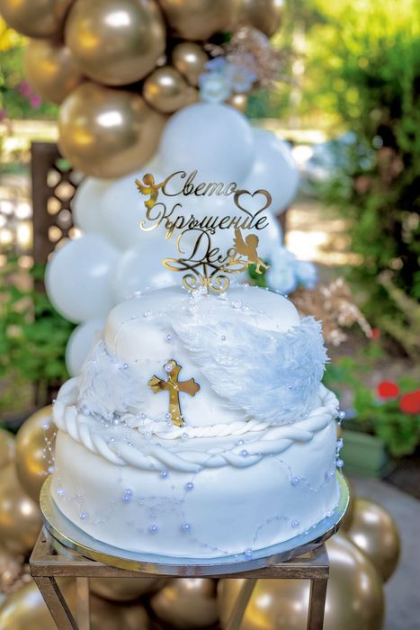 Декорация за бутофорна торта  - ангелски крила