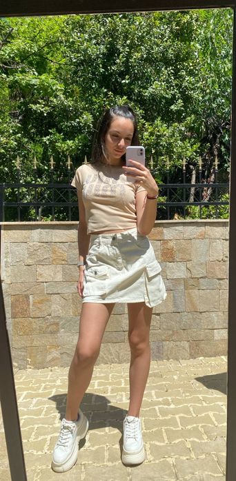 Дънкова пола размер M и L