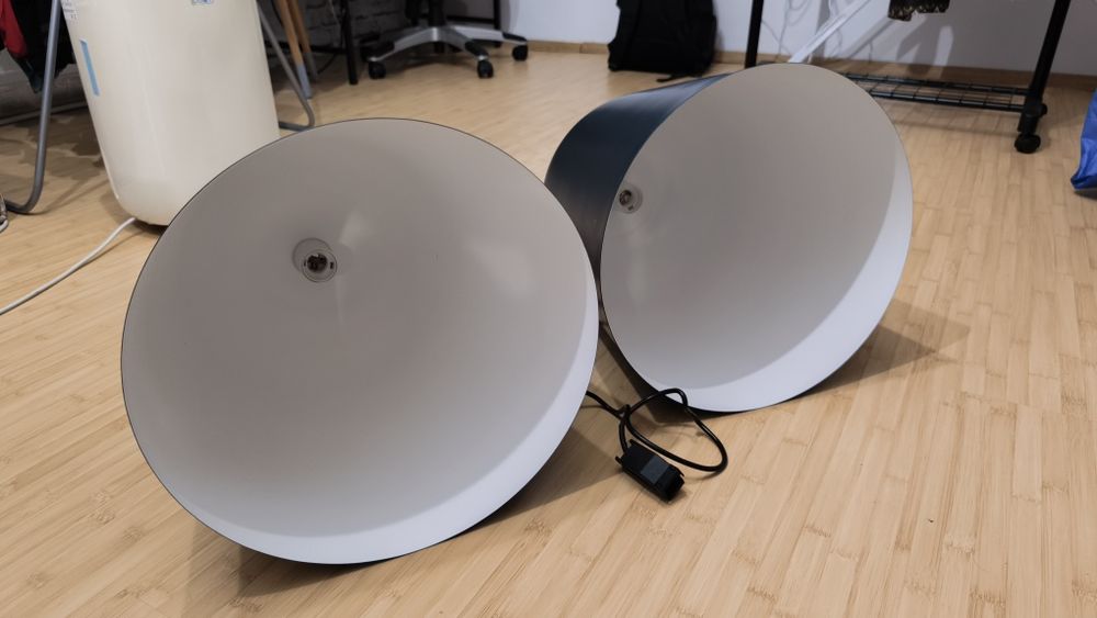 Set două lustre / candelabre clopot