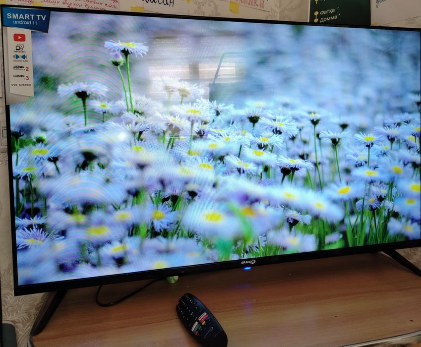 Brando smart 43 talik televizor sotiladi podstavkasi bilan