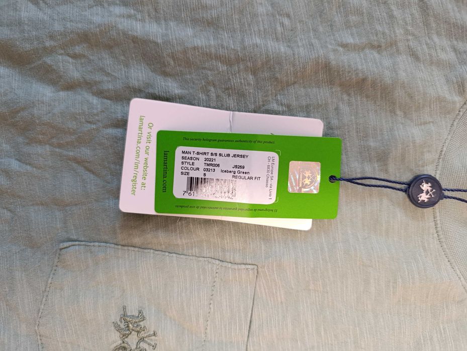 '' LA MARTINA''оригинална мъжка тениска S размер