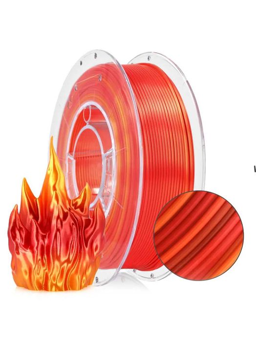 Filament PLA Multicolour Silk  1.75mm – Calitate premium | Stoc Iași