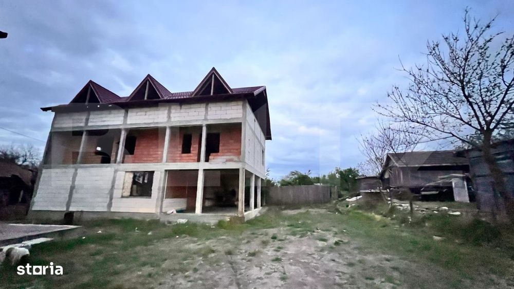 Doua case, spatiu comercial, casa tip pensiune Goicea Dolj
