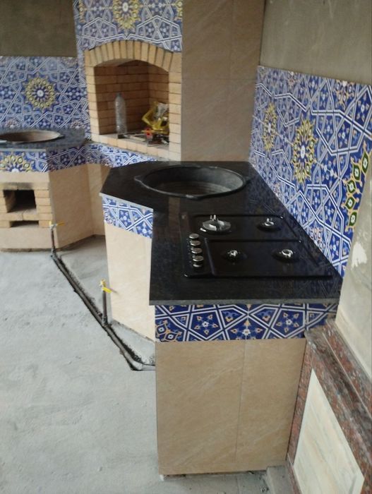 Отделка.Летние кухни ,камины,водопады.