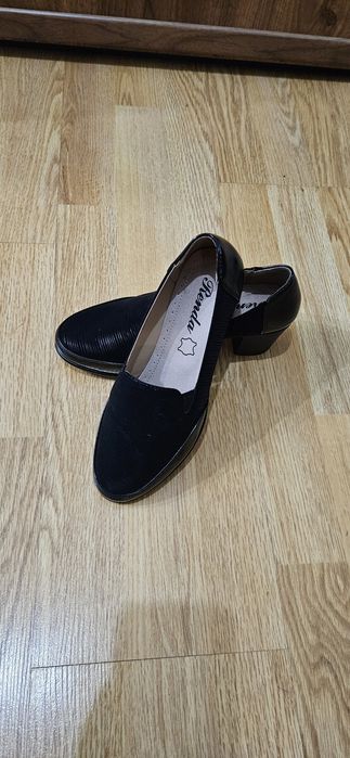 Mocasini / pantofi dama piele, Renda, 36