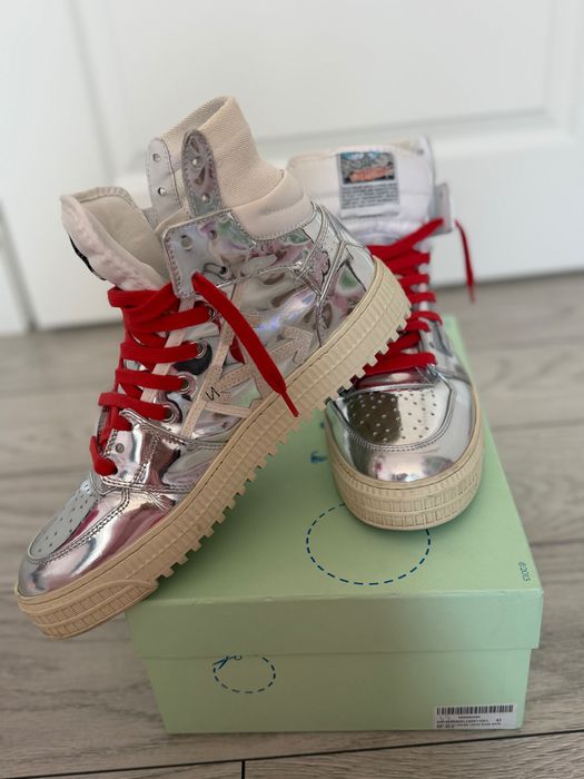 Original Sneakers Off-White Off-Court 3.0 Metallic Silver – Mărimea 41