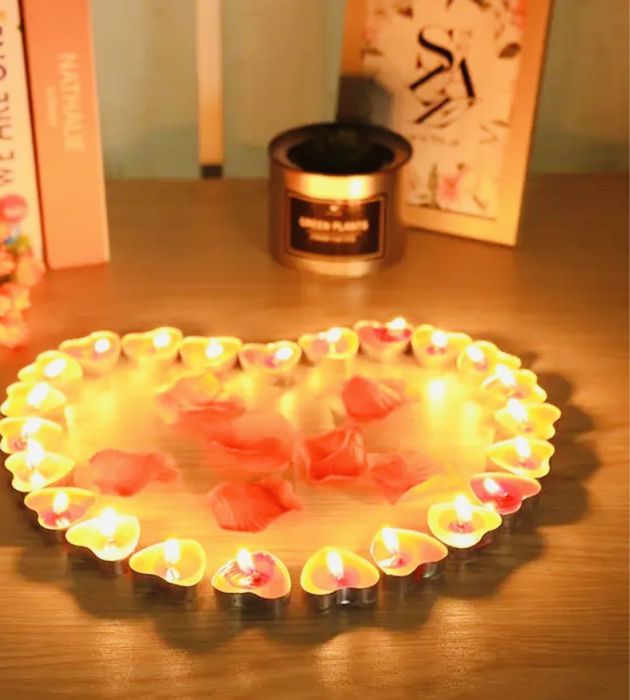 Набор свечей Сердца