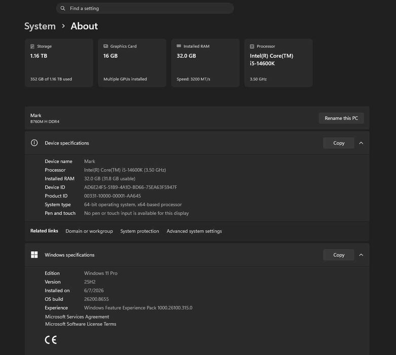 Setup Gaming High End