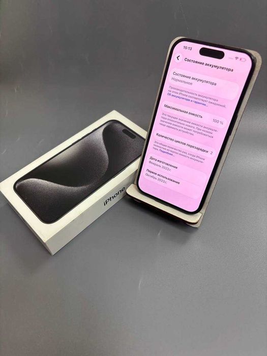 Apple iPhone 15 Pro, 256 гб, акб 100% (Степногорск 972019)