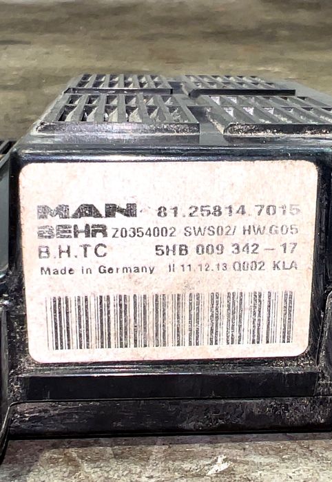81258147015 Unitate de control, aer condiționat MAN,BEHR,B.H.TC TGL, TGM, TGS, TGX (2005-2021) MAN
