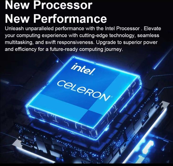 Laptop 15.6" HD, Intel Celeron N4000, 16GB RAM, max 2TB SSD