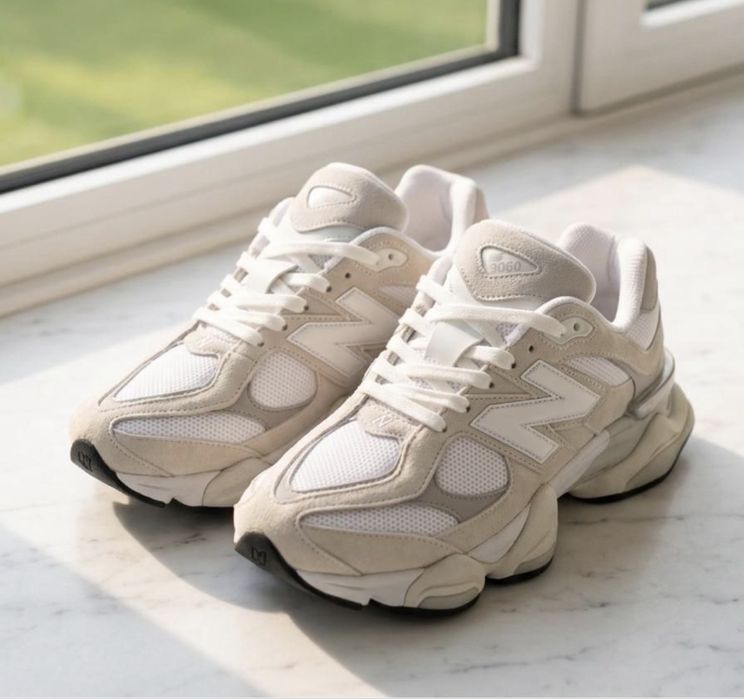Adidasi New Balance 9050 Crem White