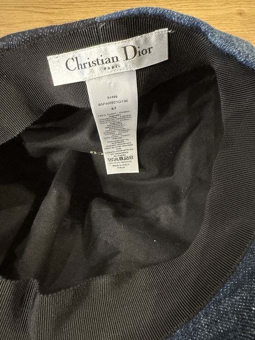 Dior denim hat  оригинална шапка