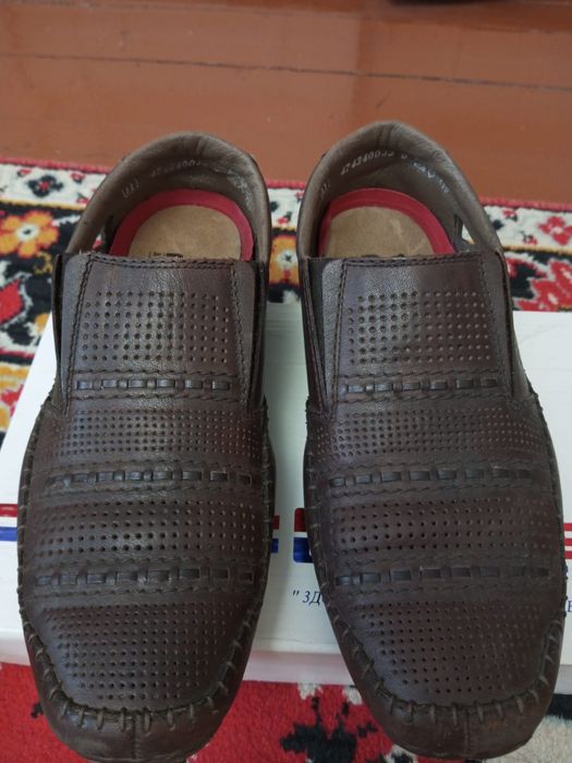 Туфли мужские, кожаные