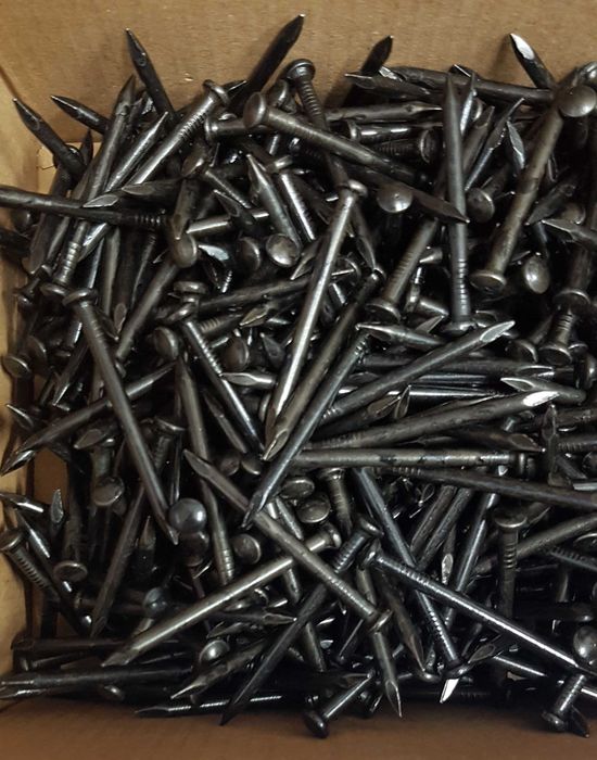 Cuie negre beton 3,5 x 50 mm si 60mm Italia sarma fierar pistol Max