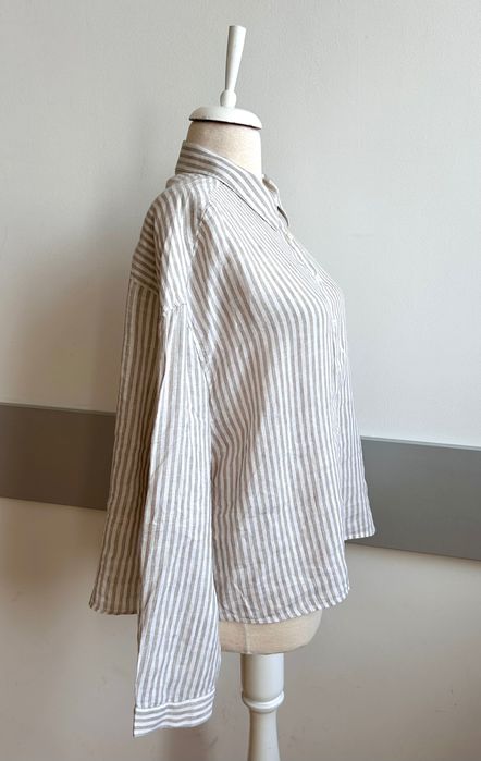 Massimo Dutti ленена елегантна туника