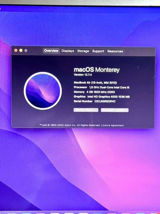 MacBook  Air i5 13-inch