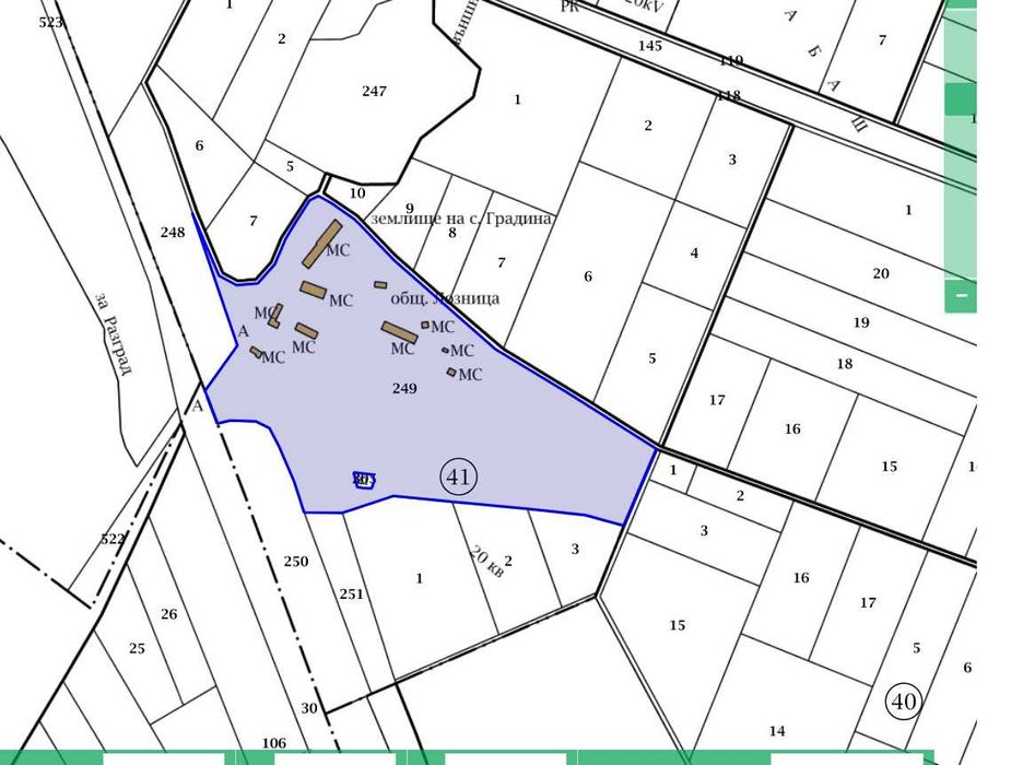 Индустриален имот - За продажба - главен път Разград - Търговище
