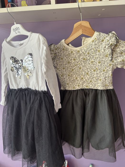 Рокли за момиче 3-4 години, 104 см., Zara, Pepco