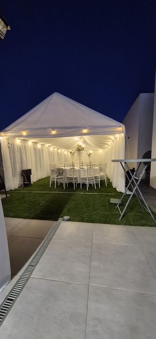 Inchiriere  cort corturi evenimente mese scaune vesela aranjamente