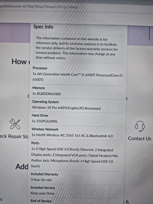 Lenovo Thinkcentre M710q