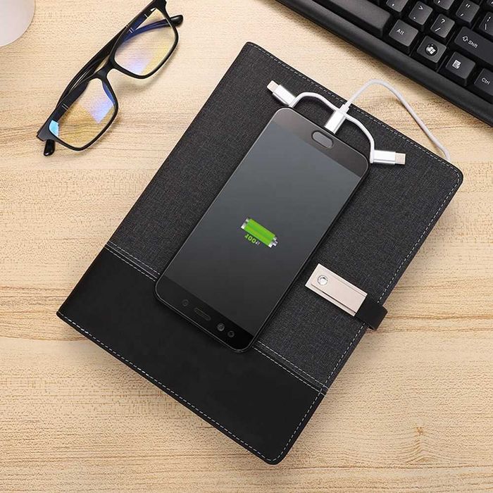 Блокнот С Зарядкой PowerBank