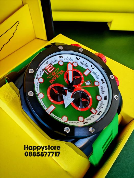 INVICTA Sea Hunter Green 54 mm, Инвикта нов ръчен часовник