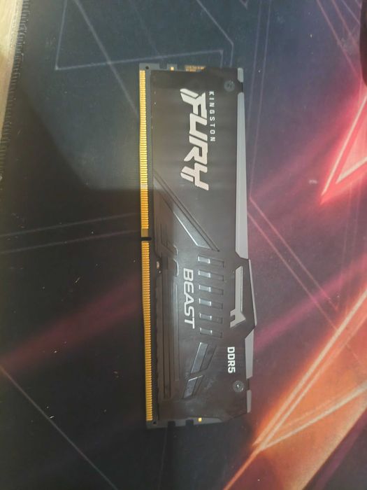 DDR5 RAM Kingston FURY Beast Black RGB 32GB 6000MT/s