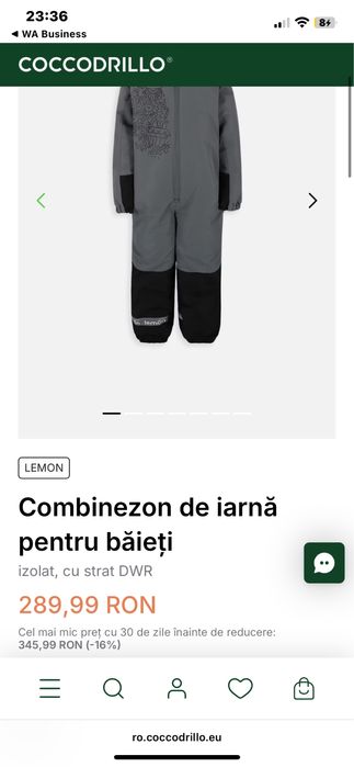 Combinezon NOU Thermic Lemon 134