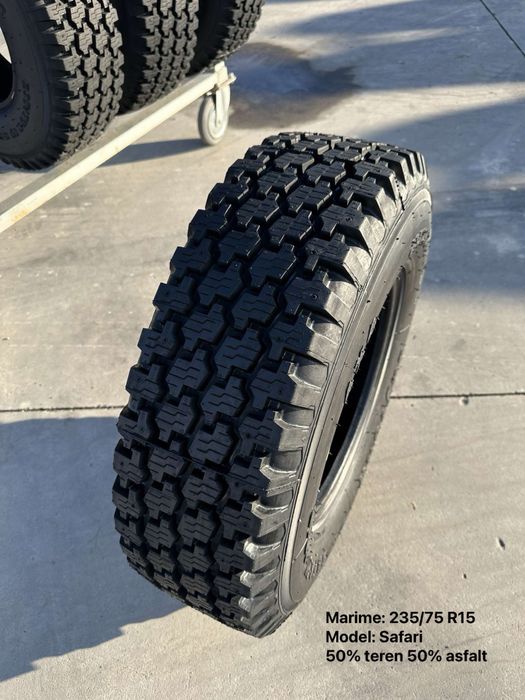 DOAR ASTAZI!Set 4 anvelope 235 75 15 safari 4x4 garantie 3 ani Dot2025