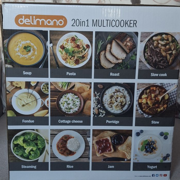 Delimano 20 in 1 multicooker