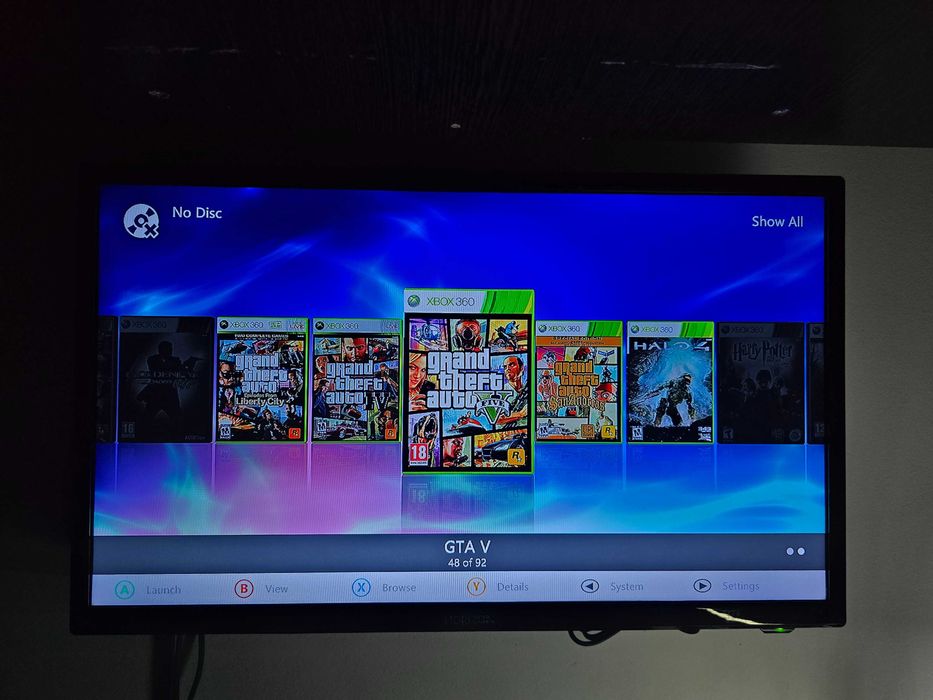 Xbox360 modat cu 92 jocuri