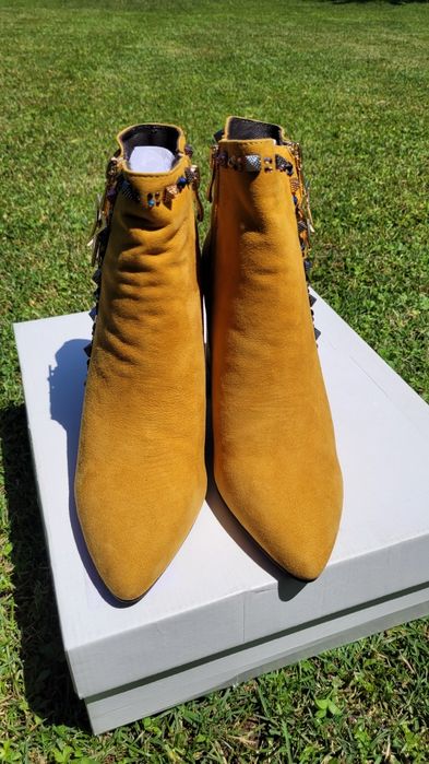 Botine, Alma en Pena, noi, piele naturală, marimea 37