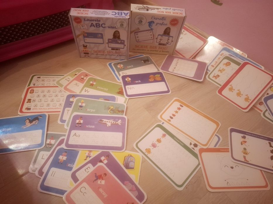 Set 2 jocuri excercitii grafice si abc
