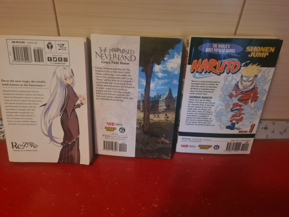 Vand carti  Manga în engleza la.60 lei bucata