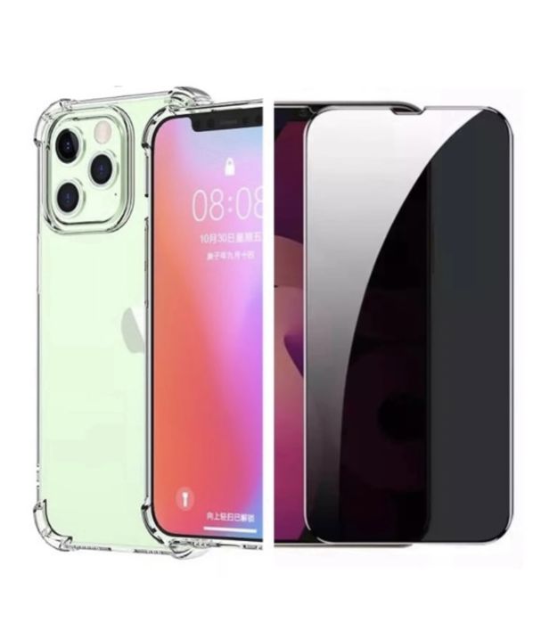 Iphone 14/15/16E/17/PRO/MAX/PLUS Husa Protect Anti Soc + Folie Sticla