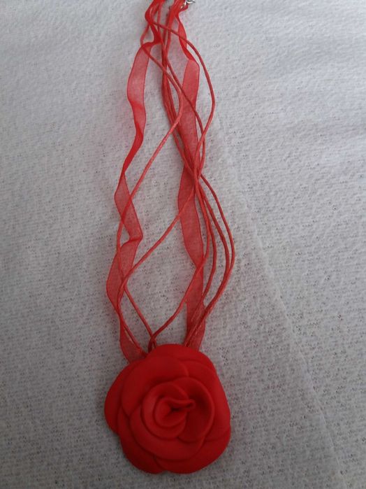 Set lant+ cercei + inel rosu