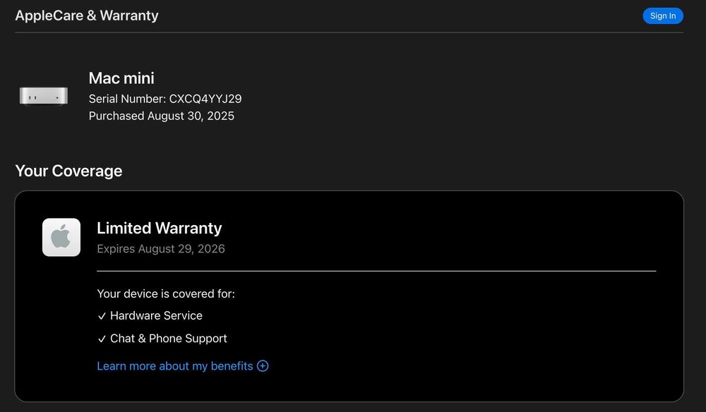 2025 Apple Mac Mini M4, 16 GB 256 SSD