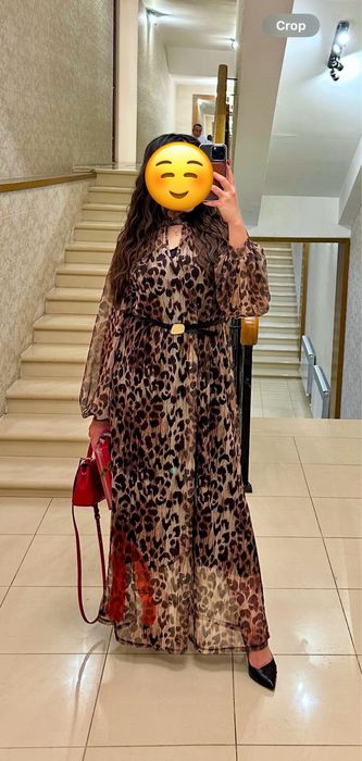 Продается леопардовое платье