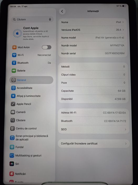 iPad Air 4th Gen 2020