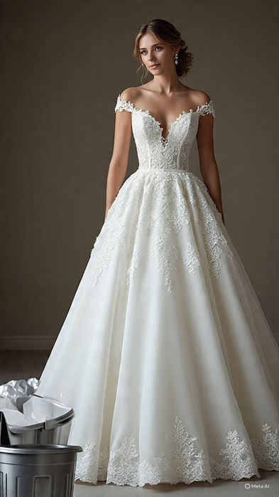 Почти новая свадебное платье модели