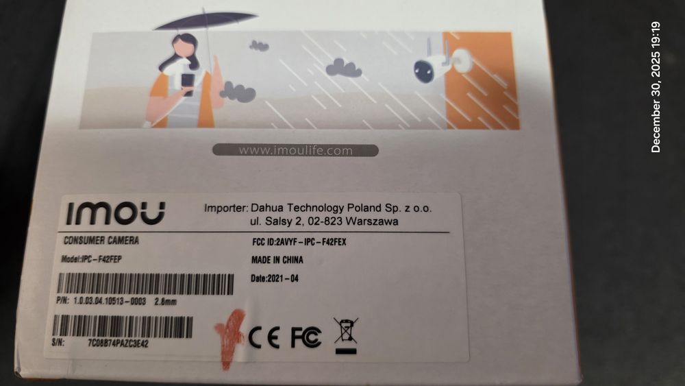 Camera supraveghere IP Dahua imou Bullet 2  4 MP