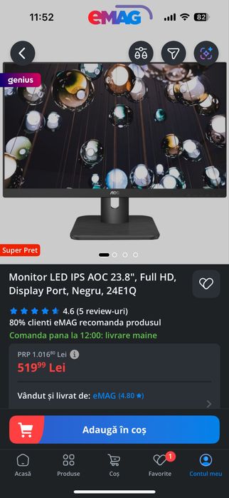 Monitor AOC 24E1Q