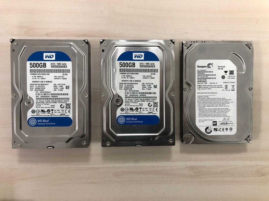 Диски HDD 2.5" и 3.5" SATA