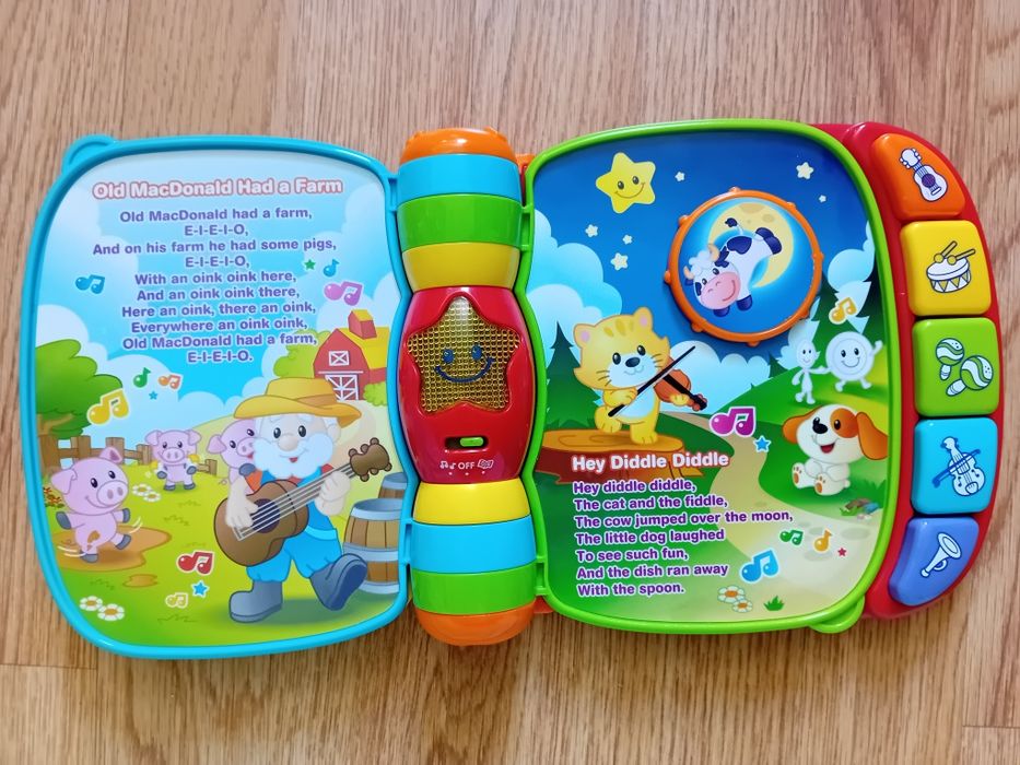 Carte muzicală interactivă VTech Musical Rhymes Book (Engleză) - Stare foarte bună