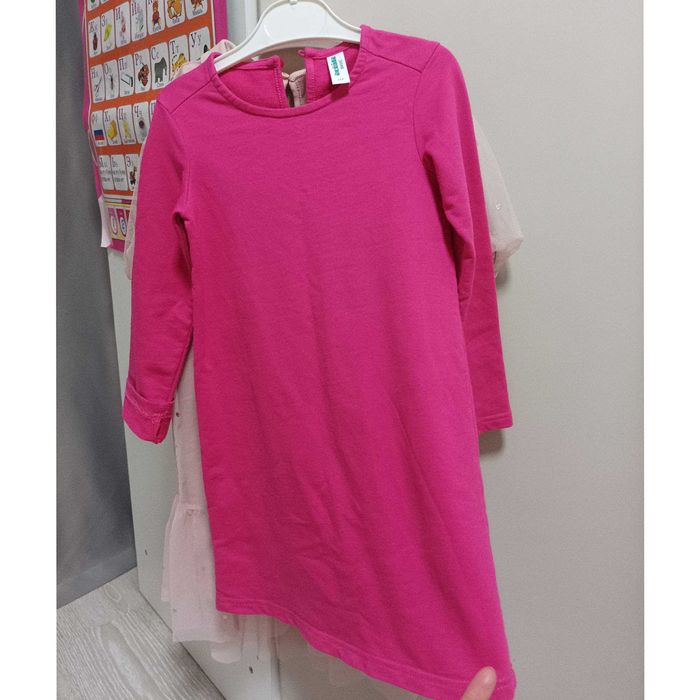 Платье детское 116, лонгслив